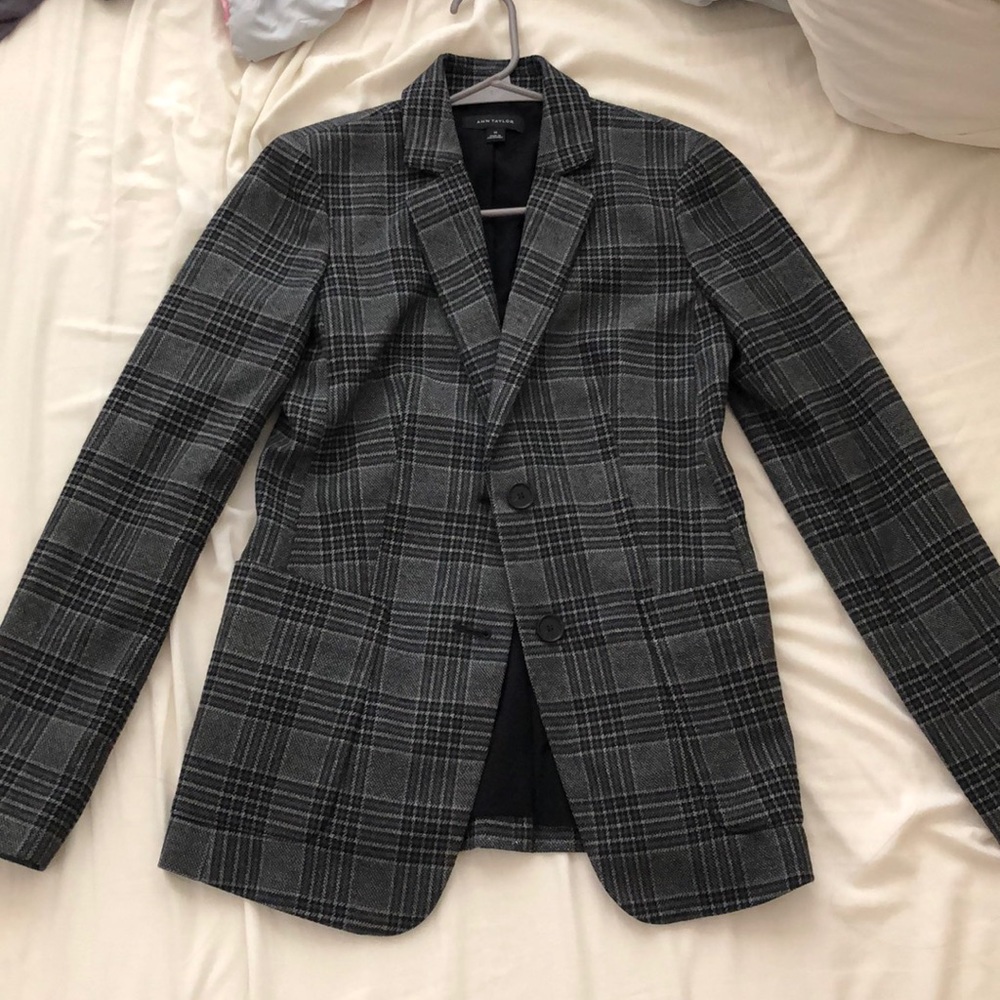 Ann Taylor check jacket